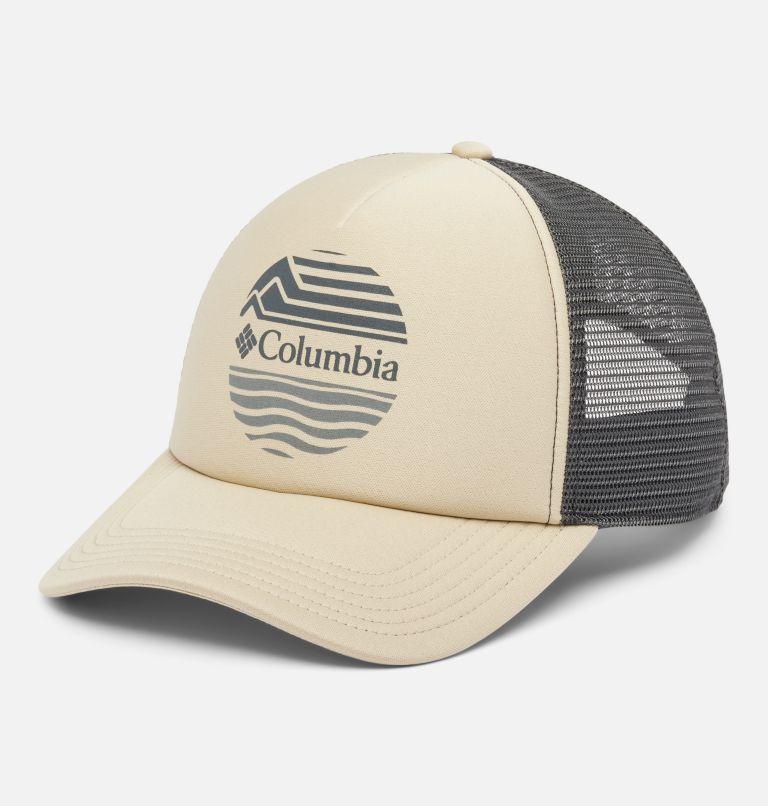 Camp Break Foam Trucker Hat - High Crown, Color: Dark Stone, Shark, PeakPrint, image 1