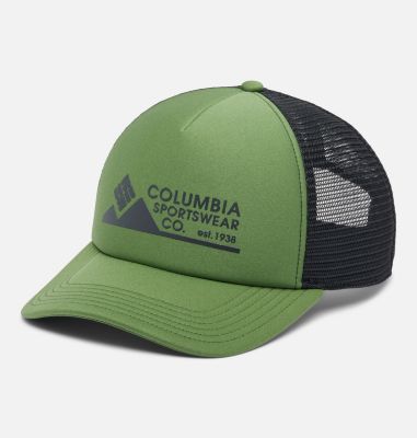 Columbia Hat Men Olive Buffalo Mesh Baseball Cap Hiking Outdoor