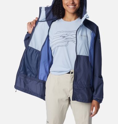 Columbia Mädchen Tabor Trail Windbreaker – Leichte Jacke Mit UPF 50, Wasserabweisend, Netzfutter