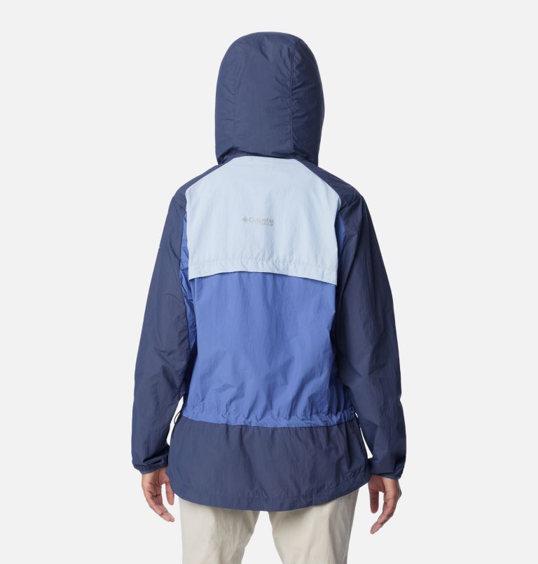 Women's Loop Trail II Windbreaker, Color: Nocturnal, Eve, Whisper, image 2