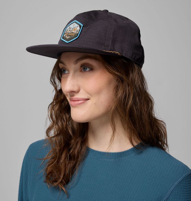 Ratchet Strap Snap Back - Mid Crown, Color: Shark, Vintage Outdoor, image 5
