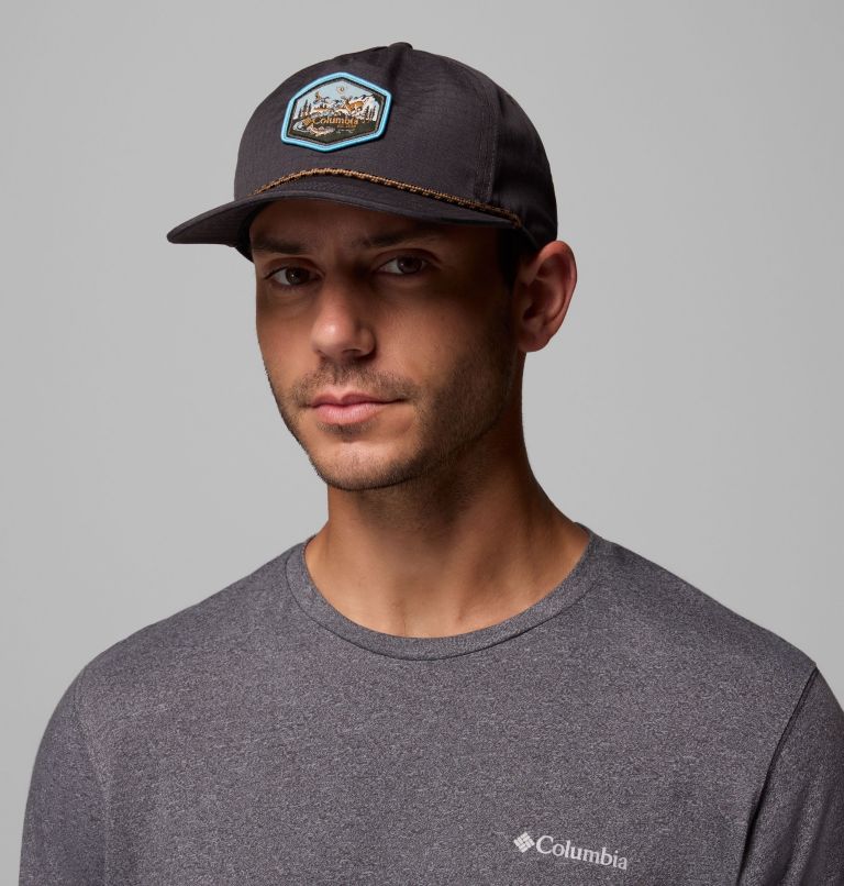 Ratchet Strap Snap Back - Mid Crown, Color: Shark, Vintage Outdoor, image 3