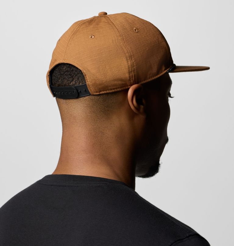 Ratchet Strap Snap Back, Color: Camel Brown, Columbia Mountains, image 4