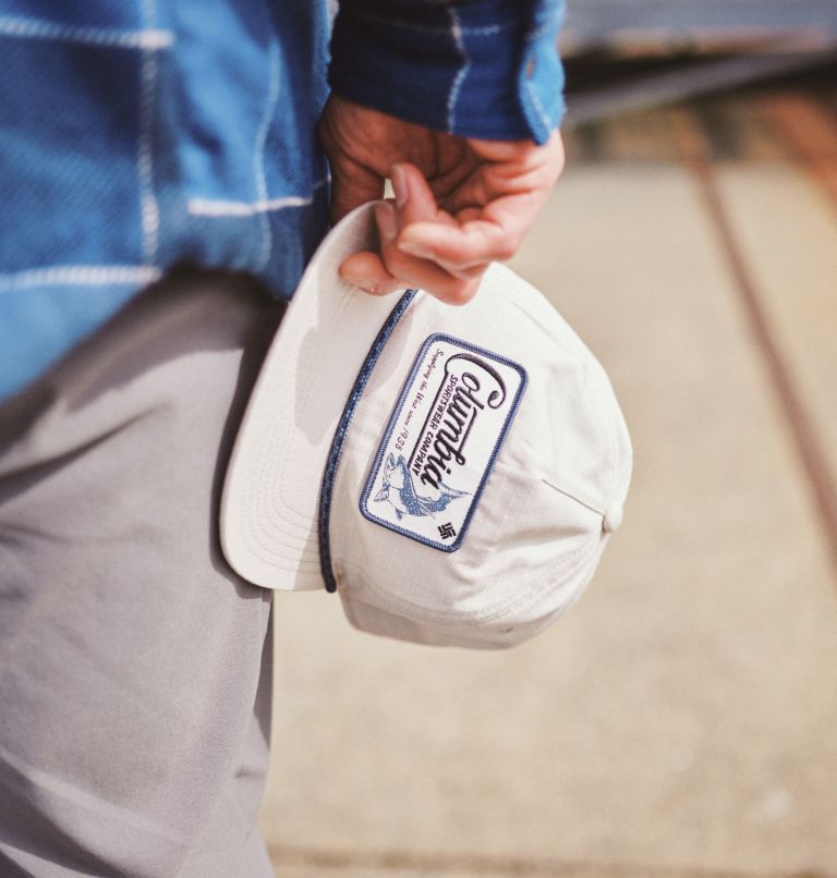 Unisex Ratchet Strap Snap Back, Color: Dark Stone, West Fish, image 4