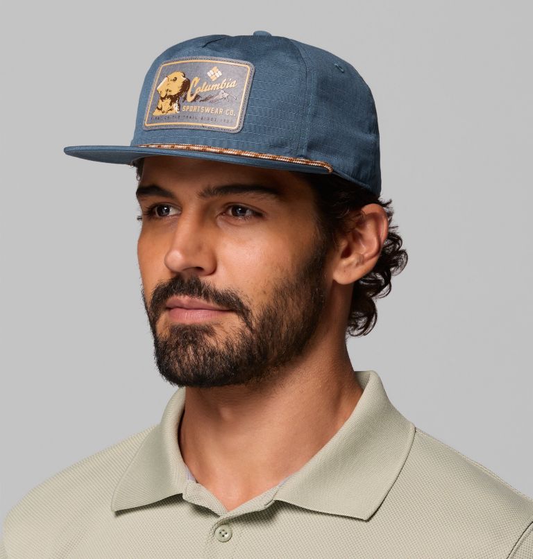 Ratchet Strap Snap Back, Color: Everblue, Pup Patch, image 3