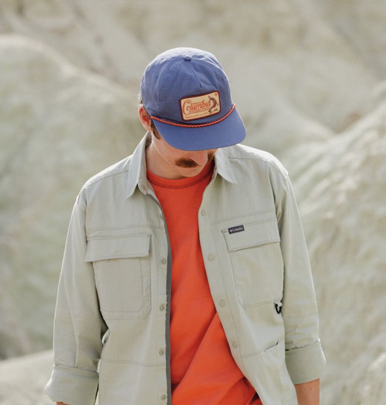 Unisex Ratchet Strap Snap Back, Color: Dark Mountain, West Fish, image 7