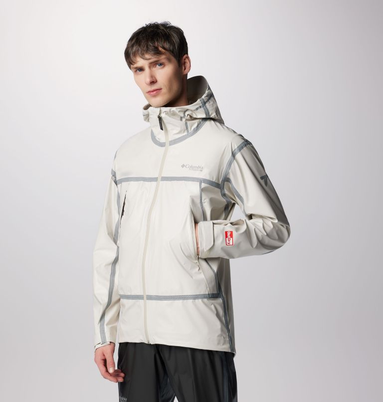 Men's Wyldwood Waterproof Hiking Shell, Color: Dark Stone, image 4