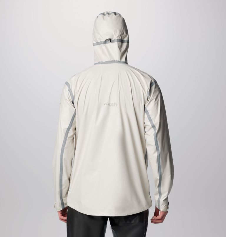 Men's Wyldwood Waterproof Hiking Shell, Color: Dark Stone, image 2