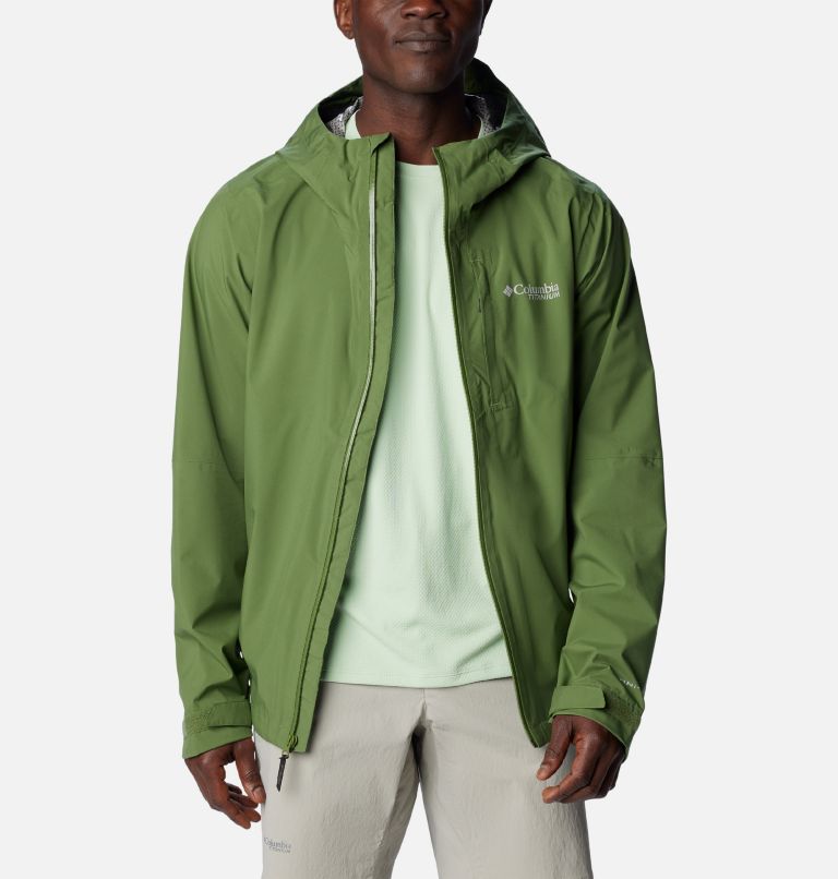 Chaqueta Columbia Omni-Tech Ampli-Dry verde hombre