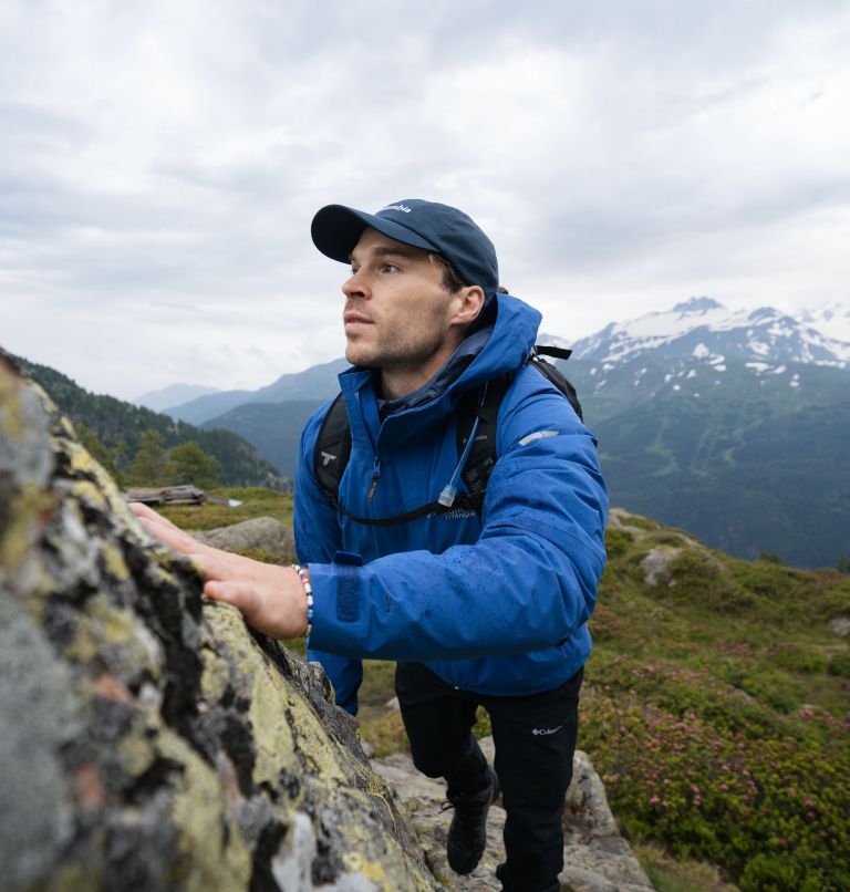 Men's Ampli-Dry III Waterproof Hiking Shell Jacket | 433 | XXL, Color: Mountain Blue, image 12