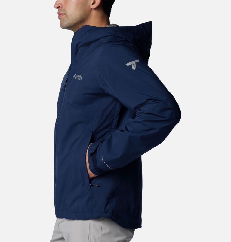 Men's Ampli-Dry III Waterproof Hiking Shell Jacket | 464 | XL, Color: Collegiate Navy, image 3
