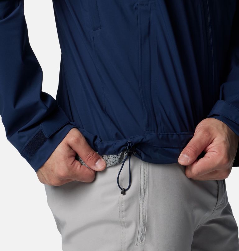 Men's Ampli-Dry III Waterproof Hiking Shell Jacket | 464 | XL, Color: Collegiate Navy, image 9