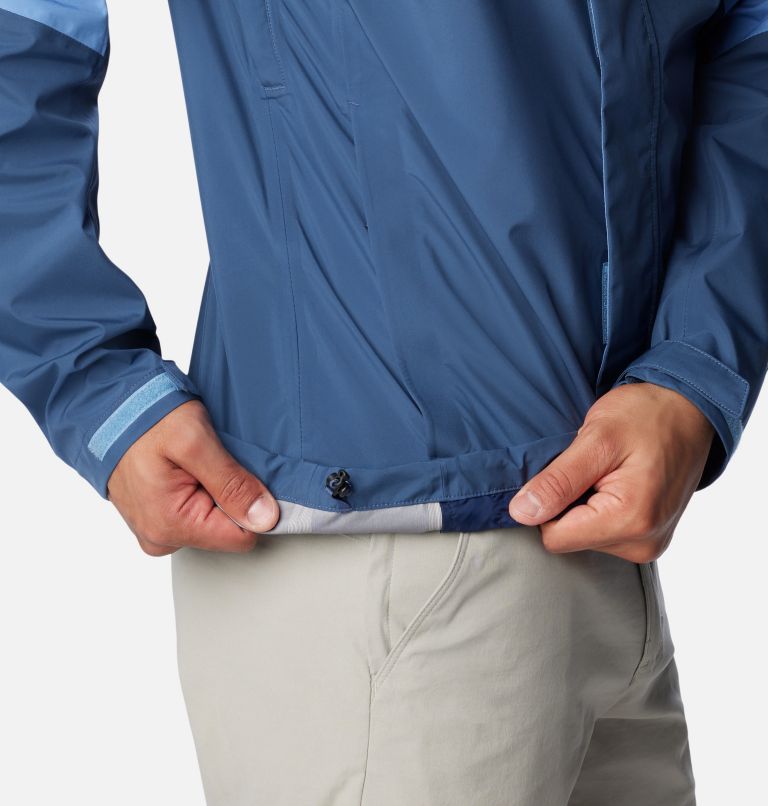 Men's Wahkeena Falls 3L Shell Jacket, Color: Skyler, Dark Mountain, image 8