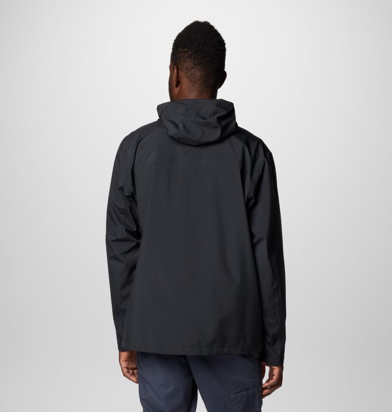 Men's Wahkeena Falls II 3L Waterproof Hiking Shell, Color: Black, image 2