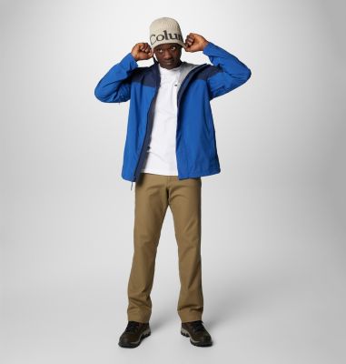 Wahkeena Falls II 3L wasserdichte Wander-Shell für Männer, Color: Mountain Blue, Collegiate Navy, image 7