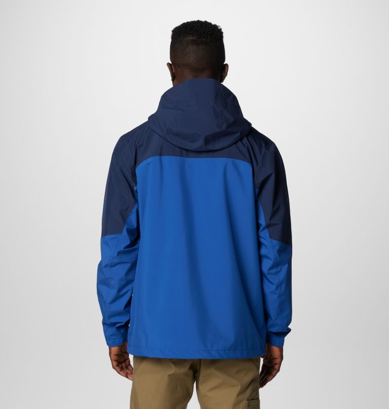 Wahkeena Falls 3L Shell, Color: Mountain Blue, Collegiate Navy, image 2