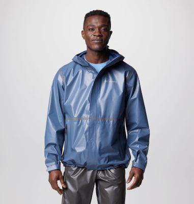 Columbia grey clearance rain jacket