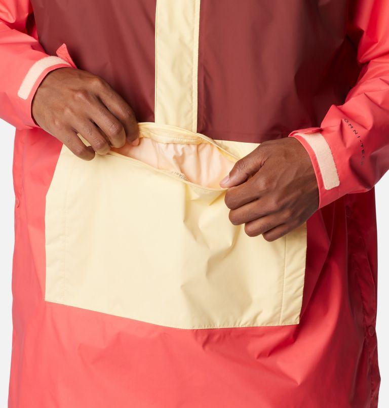 Poncho impermeable plegable Ten Falls para hombre, Color: Juicy, Spice, Sunkissed, image 6