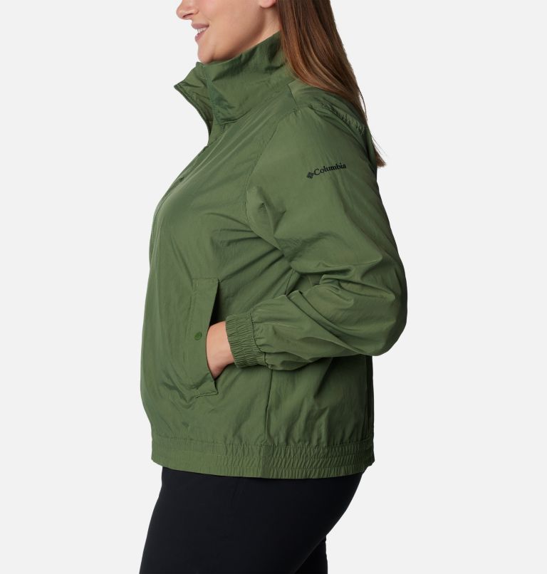 Women's Time is Right Windbreaker - Plus Size, Color: Canteen, image 3