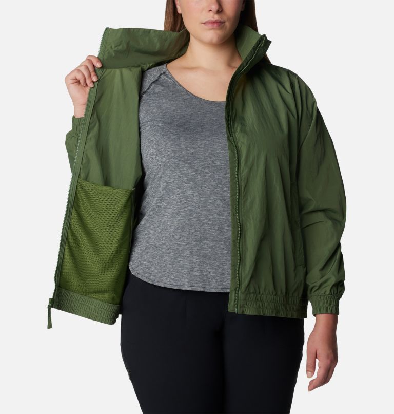 Women's Time is Right Windbreaker - Plus Size, Color: Canteen, image 5
