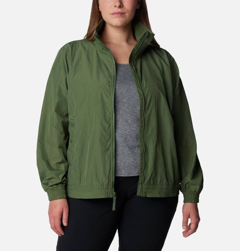 Women's Time is Right Windbreaker - Plus Size, Color: Canteen, image 6