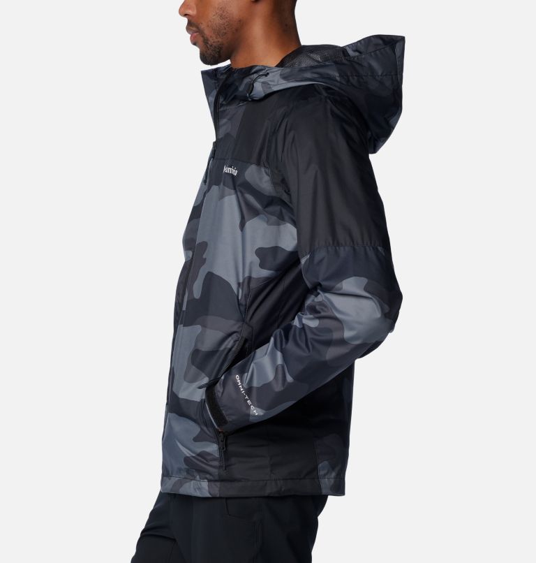 Men's Inner Limits III Jacket, Color: Black Mod Camo Print, Black, image 3