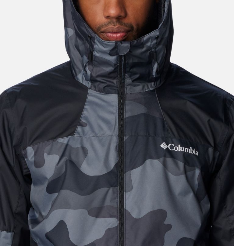 Men's Inner Limits III Jacket, Color: Black Mod Camo Print, Black, image 4