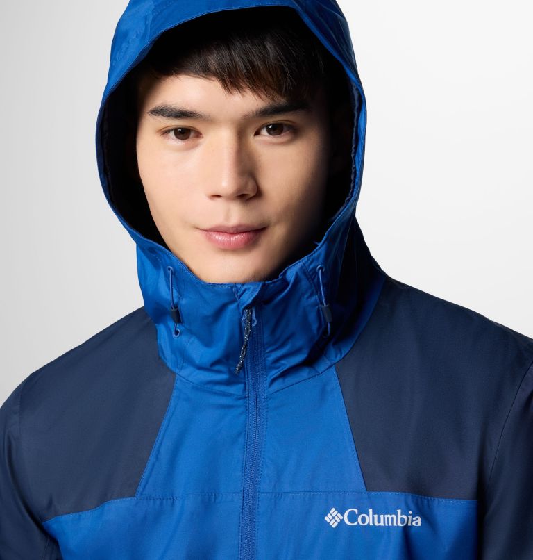 Men's Inner Limits III Jacket, Color: Mountain Blue, Collegiate Navy, image 5
