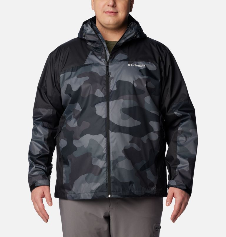 Men's Inner Limits III Jacket - Big, Color: Black Mod Camo Print, Black, image 1
