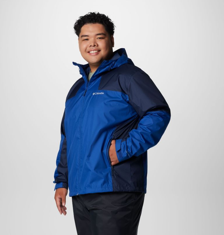 Chaqueta impermeable Inner Limits III para hombre – Talla grande, Color: Mountain Blue, Collegiate Navy, image 4