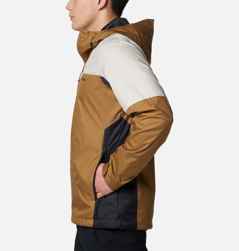 Men's Inner Limits IV Waterproof Jacket, Color: Delta, Dark Stone, Black, image 3