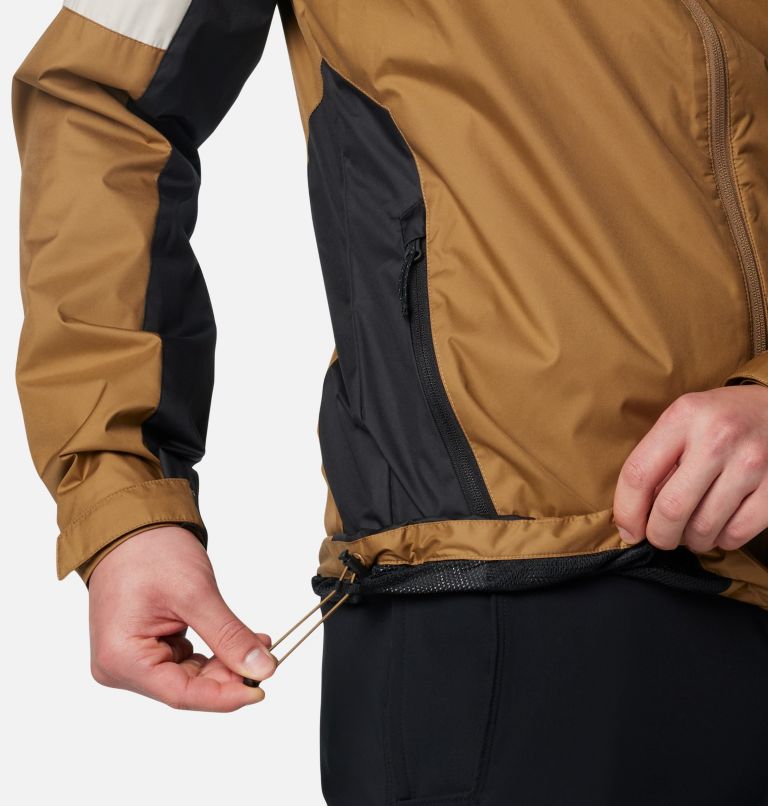 Men's Inner Limits IV Waterproof Jacket, Color: Delta, Dark Stone, Black, image 6