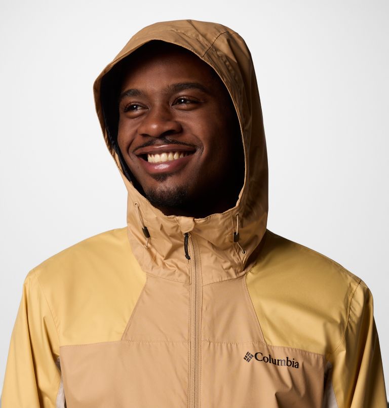Chaqueta impermeable Inner Limits IV para hombre, Color: Canoe, Sand Dune, Dark Stone, image 4