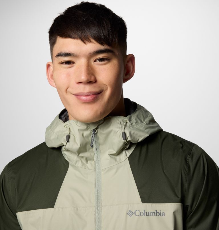 Chaqueta impermeable Inner Limits IV para hombre, Color: Safari, Greenscape, image 4
