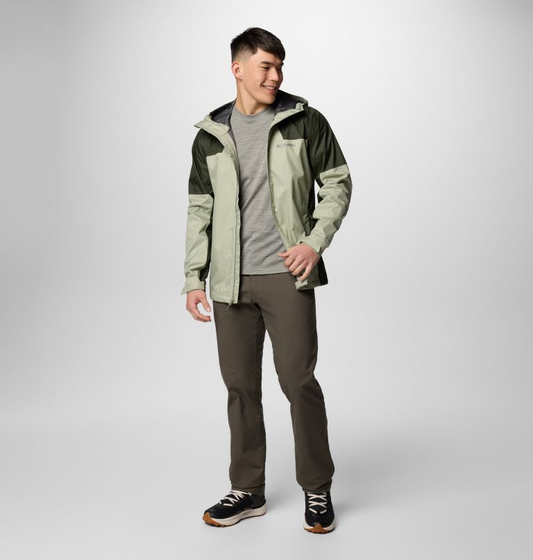 Chaqueta impermeable Inner Limits IV para hombre, Color: Safari, Greenscape, image 2
