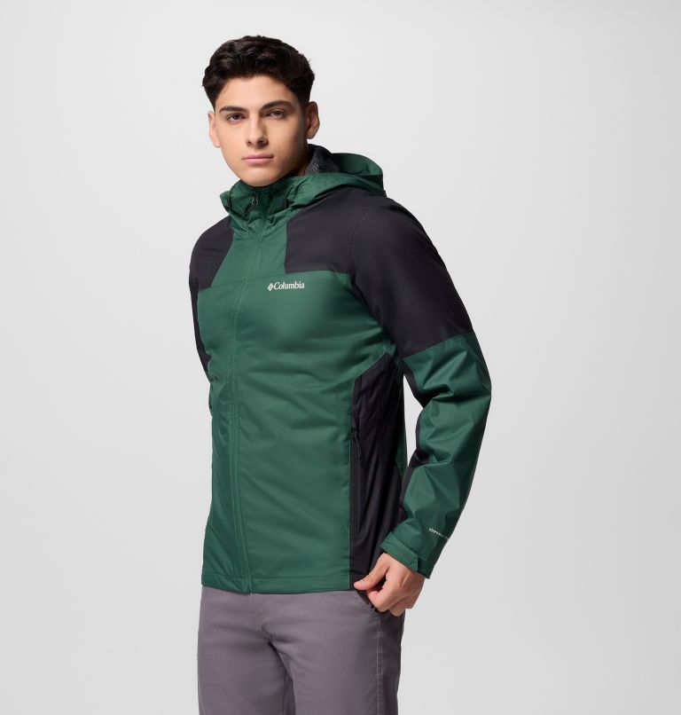 Men's Inner Limits IV Waterproof Jacket, Color: Rain Forest, Black, image 4