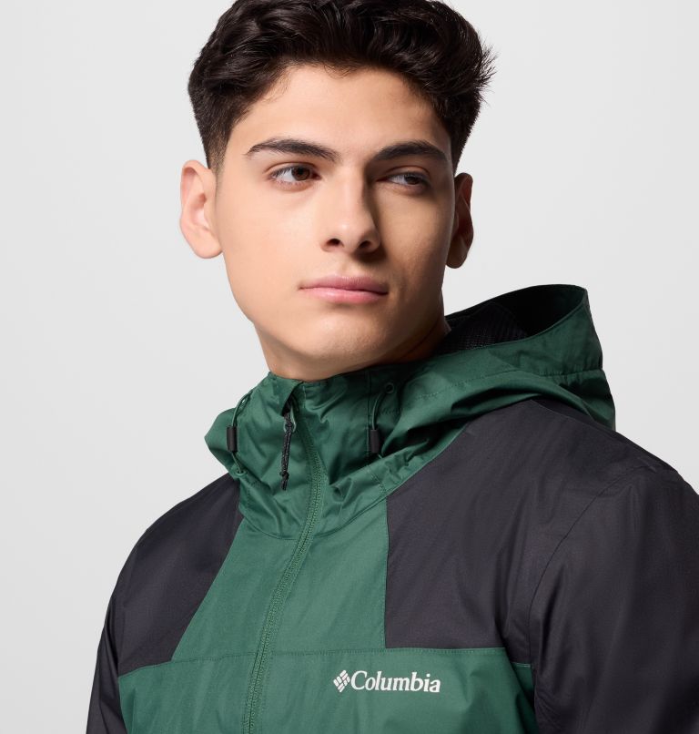 Men's Inner Limits IV Waterproof Jacket, Color: Rain Forest, Black, image 6