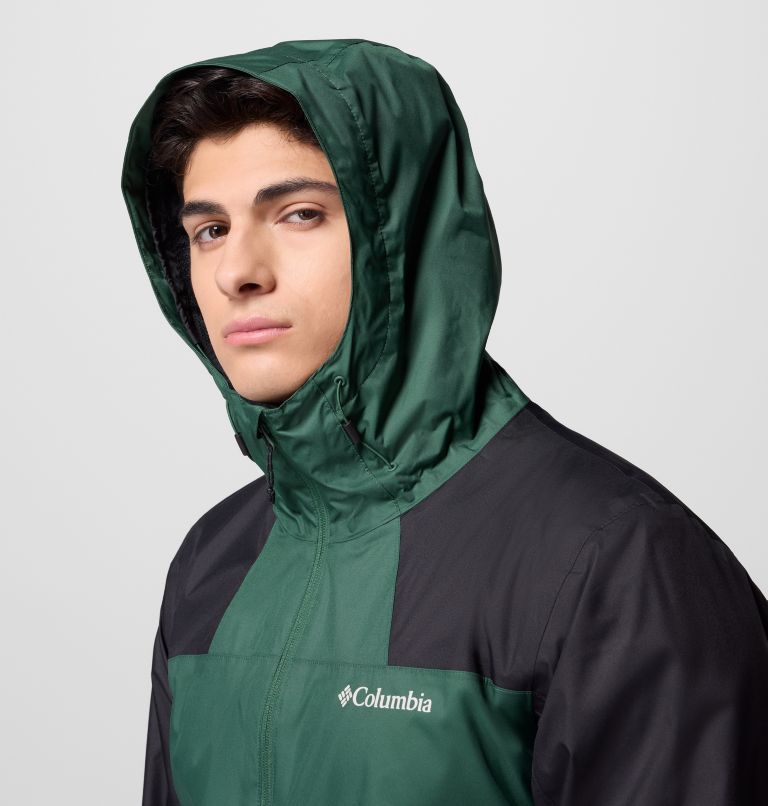 Men's Inner Limits IV Waterproof Jacket, Color: Rain Forest, Black, image 7