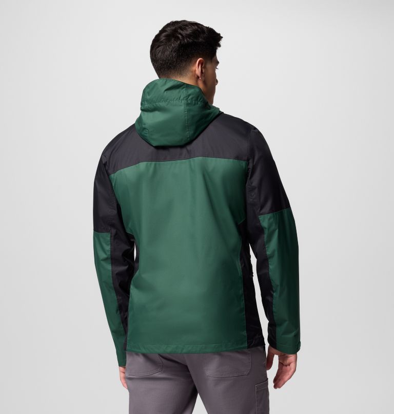 Men's Inner Limits IV Waterproof Jacket, Color: Rain Forest, Black, image 3