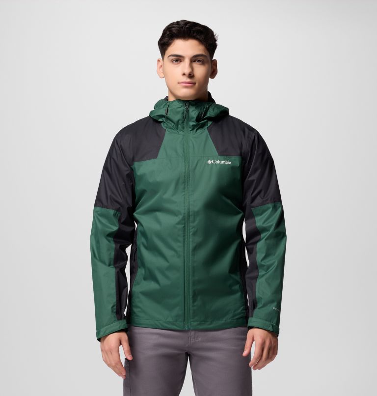 Men's Inner Limits IV Waterproof Jacket, Color: Rain Forest, Black, image 1