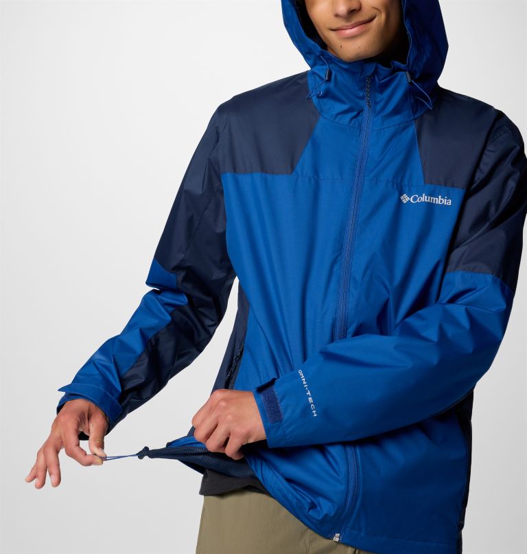 Men's Inner Limits IV Waterproof Jacket, Color: Mountain Blue, Collegiate Navy, image 7