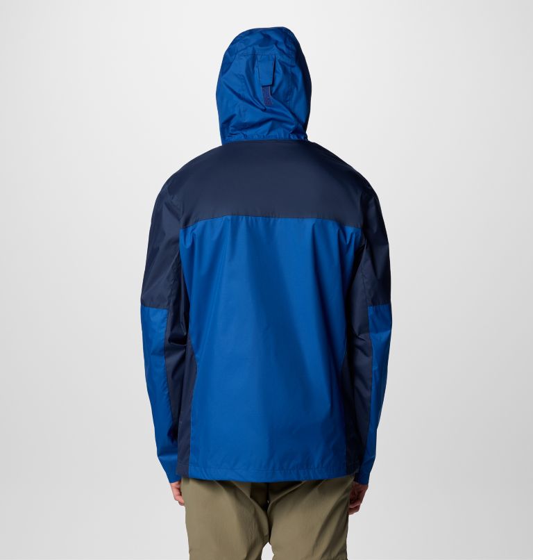 Men's Inner Limits IV Waterproof Jacket, Color: Mountain Blue, Collegiate Navy, image 2