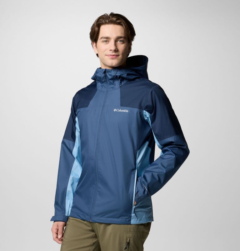 Giacca impermeabile Inner Limits IV da uomo, Color: Dark Mountain, Coll Navy, Ripple Blue, image 3