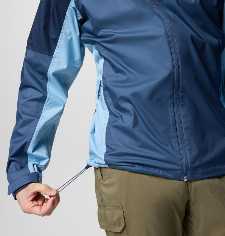 Inner Limits III Jacket, Color: Dark Mountain, Coll Navy, Ripple Blue, image 6