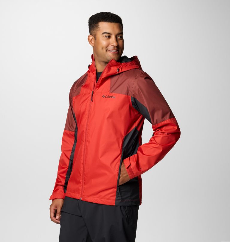 Men's Inner Limits IV Waterproof Jacket, Color: Sail Red, Spice, Black, image 4