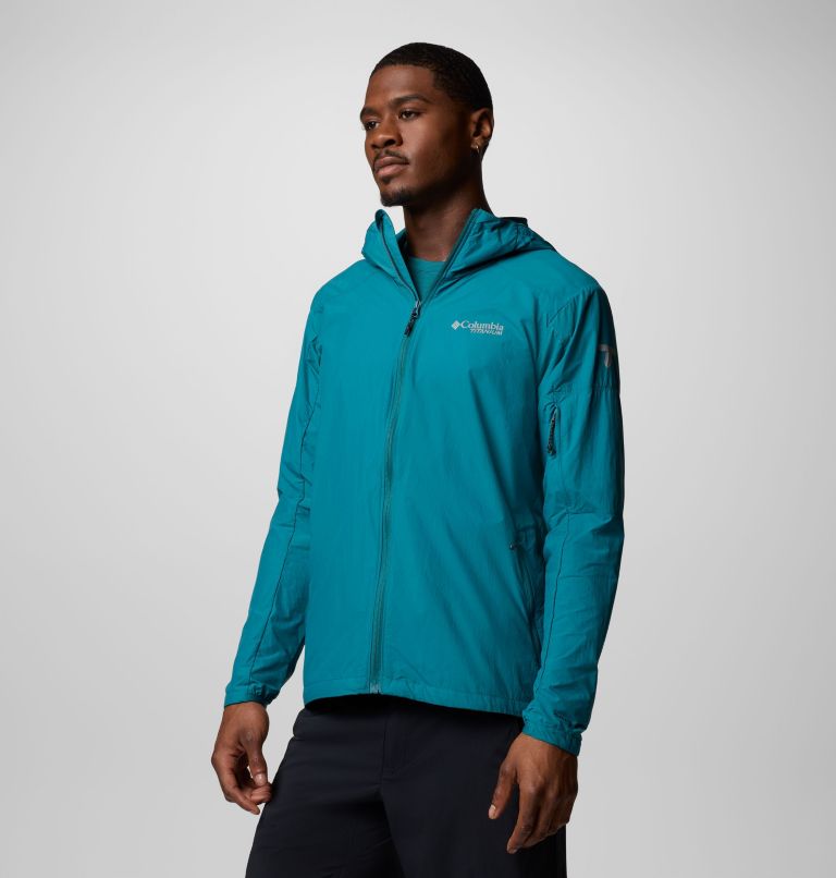 Men's Loop Trail II Windbreaker, Color: River Blue, image 4