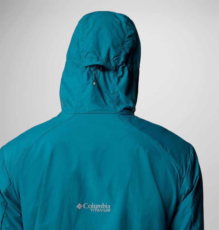 Men's Loop Trail II Windbreaker, Color: River Blue, image 6