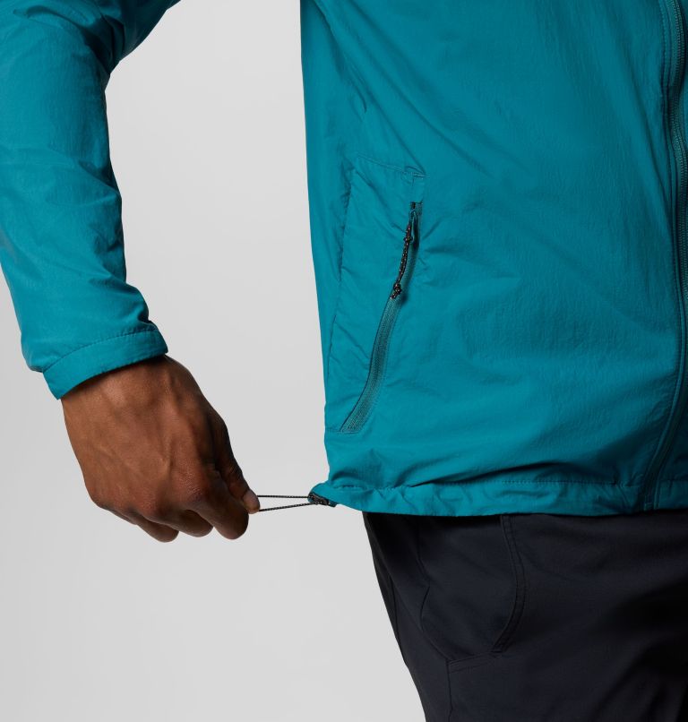 Men's Loop Trail II Windbreaker, Color: River Blue, image 7