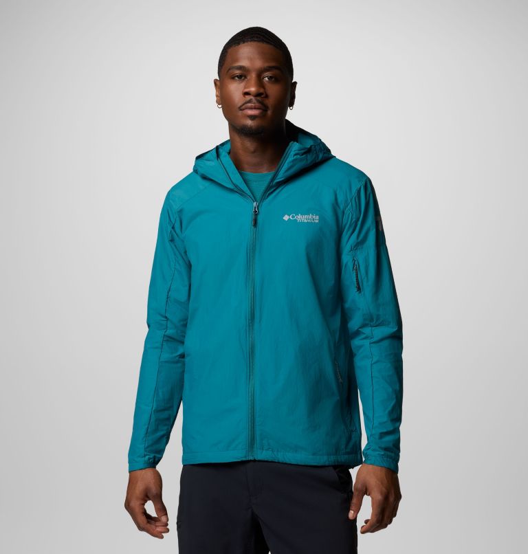 Men's Loop Trail II Windbreaker, Color: River Blue, image 1