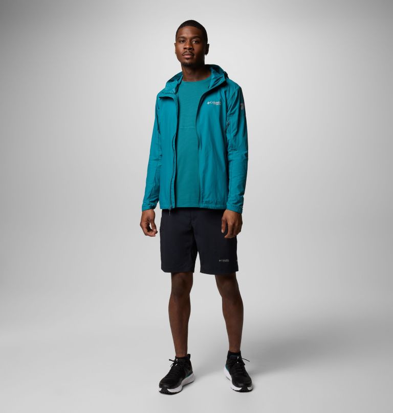 Men's Loop Trail II Windbreaker, Color: River Blue, image 2